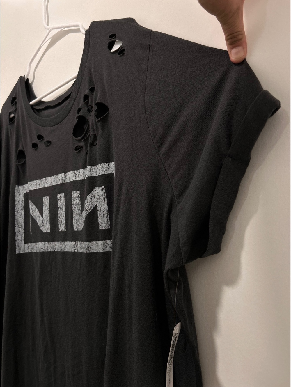 Torrid Vintage Black Nine Inch Nails Band Tee Size 4X - Picture 9 of 9